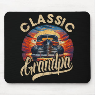 Classic Grandpa Funny Saying Car Lover Men Dad Pap Mouse Mat