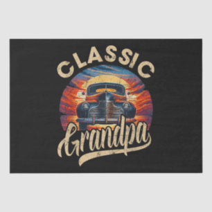 Classic Grandpa Funny Saying Car Lover Men Dad Pap Tissue Paper