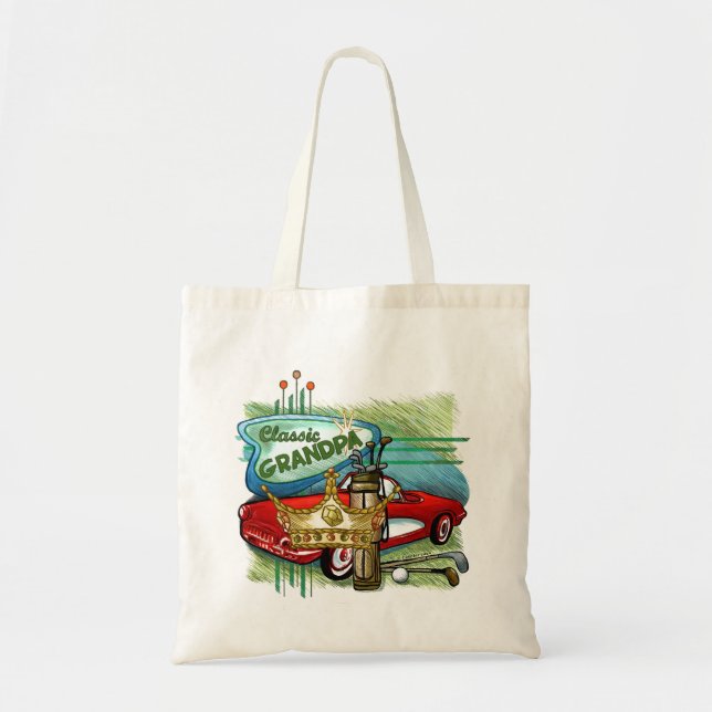 Classic Grandpa  Tote Bag (Front)