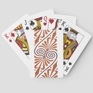 Classic Greek Elegance Neutral Playing Cards
