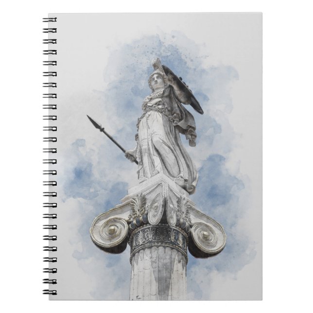 Classic greek statue Athena  Notebook (Front)