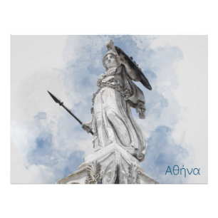 Classic greek statue Athena Photo Print