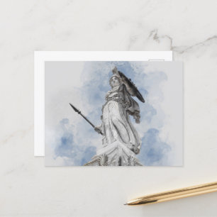 Classic greek statue Athena Postcard