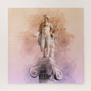 Classic greek statue of Apollo Jigsaw Puzzle