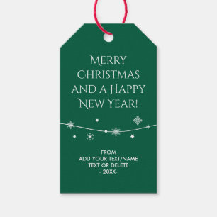 Classic Green - Christmas Gift Tags