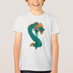 Classic Green Dragon Sword Crest Tri-Blend Shirt