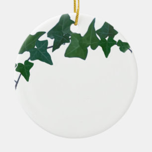 Classic Green English Ivy    Ceramic Tree Decoration