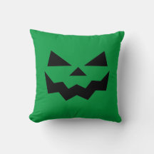 Classic Green Jack-o-lantern pumpkin smile