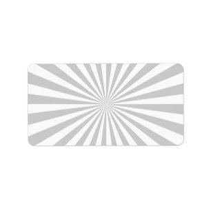 Classic Grey Burst Spinning Wheel Customise This! Label