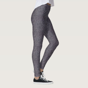 Classic Grey Houndstooth Leggings