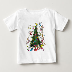 Classic Grinch   Christmas Tree Baby T-Shirt