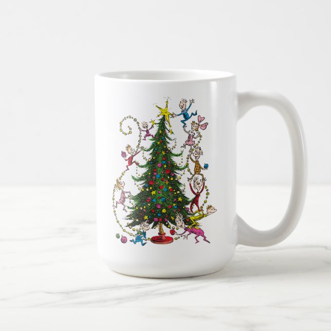 Classic Grinch | Christmas Tree Coffee Mug (Right)