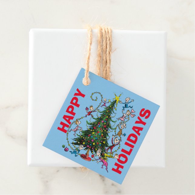 Classic Grinch | Christmas Tree Favour Tags (In Situ)