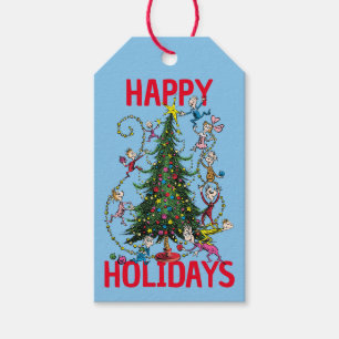Classic Grinch Christmas Tree Gift Tags
