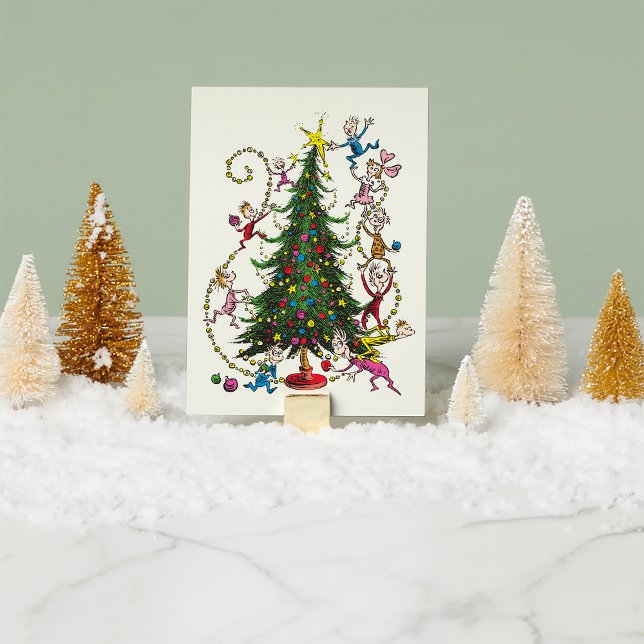 Classic Grinch | Christmas Tree Holiday Card (Creator Uploaded)