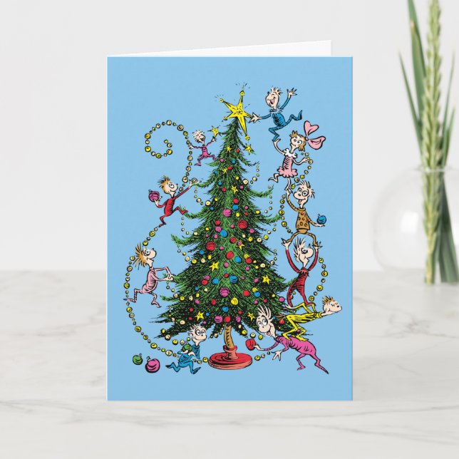 Classic Grinch | Christmas Tree Holiday Photo (Front)