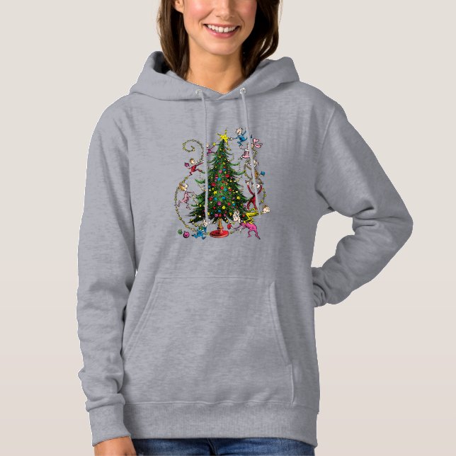 Classic Grinch | Christmas Tree Hoodie (Front)