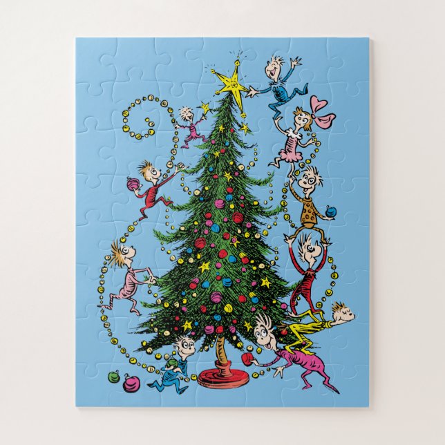 Classic Grinch | Christmas Tree Jigsaw Puzzle (Vertical)