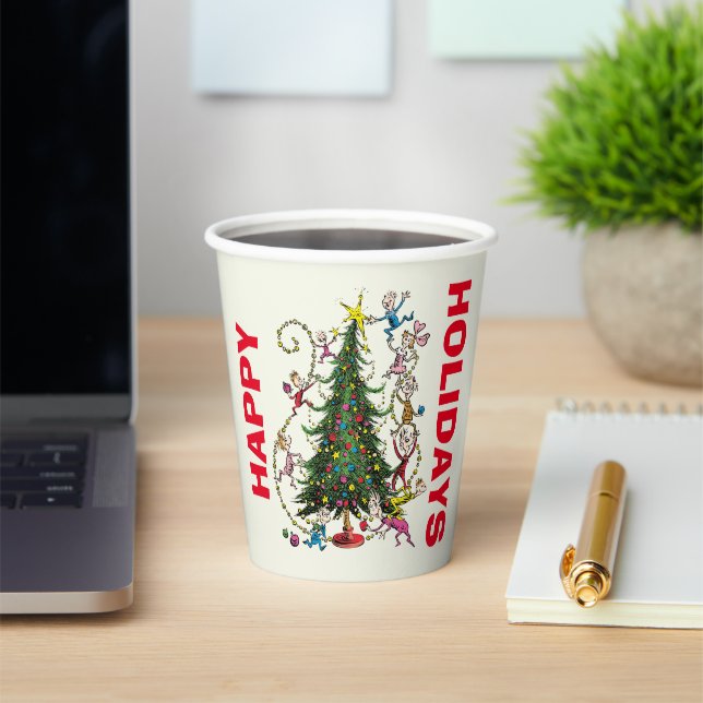 Classic Grinch | Christmas Tree Paper Cups (Insitu)