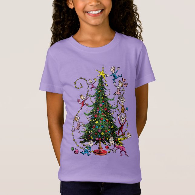 Classic Grinch | Christmas Tree T-Shirt (Front)