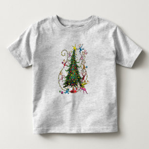 Classic Grinch   Christmas Tree Toddler T-Shirt