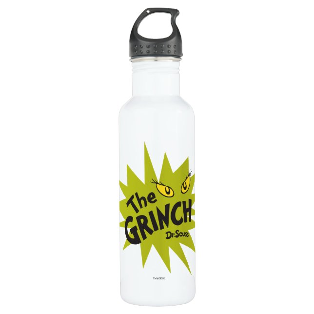 Classic Grinch | Green Starburst 710 Ml Water Bottle (Front)