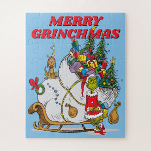 Classic Grinch Grinch & Max with Sleigh Jigsaw Puzzle