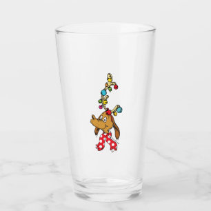 Classic Grinch Max - Happy Wholidays Glass