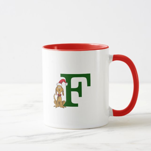 Classic Grinch Max | Monogram F Mug (Right)