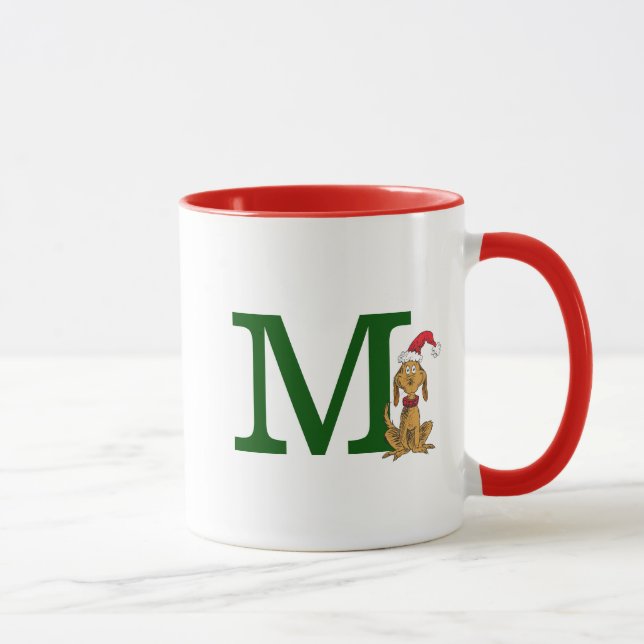 Classic Grinch Max | Monogram M Mug (Right)