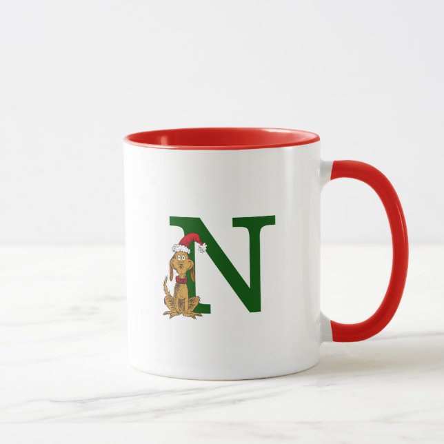 Classic Grinch Max | Monogram N Mug (Right)