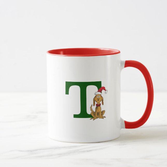 Classic Grinch Max | Monogram T Mug (Right)