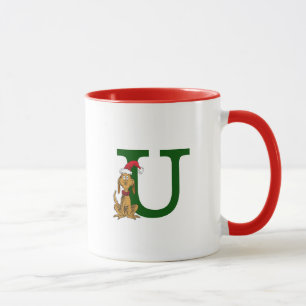 Classic Grinch Max Monogram U Mug