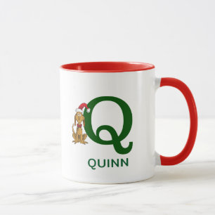 Classic Grinch Max Name & Monogram Q Mug