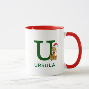 Classic Grinch Max Name & Monogram U Mug