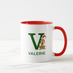 Classic Grinch Max   Name & Monogram V Mug