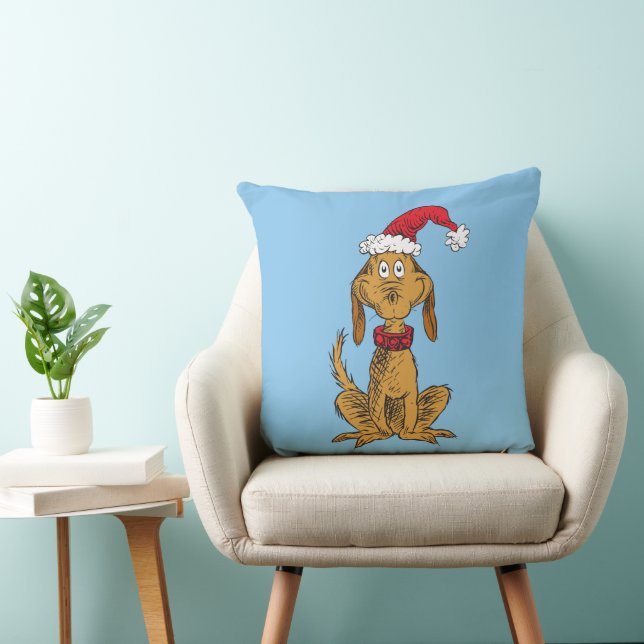 Classic Grinch | Max - Santa Hat Cushion (Chair)