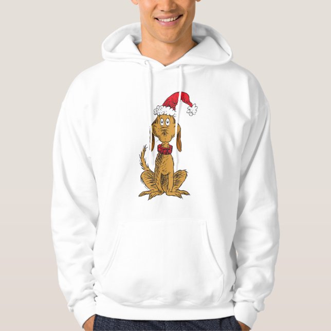 Classic Grinch | Max - Santa Hat Hoodie (Front)
