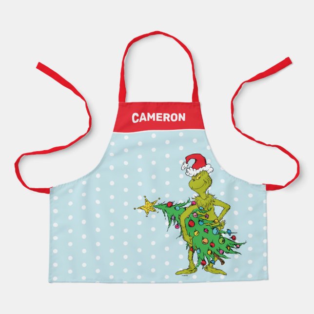 Classic Grinch | Naughty Apron (Front)