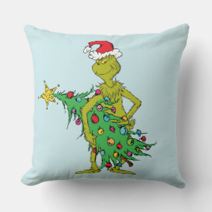 Classic Grinch   Naughty Cushion