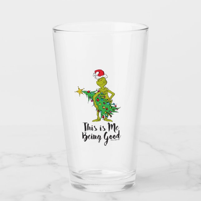 Classic Grinch | Naughty Glass (Front)