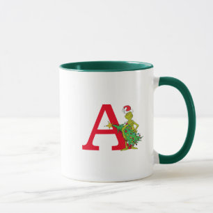 Classic Grinch Naughty Monogram A Mug