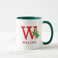 Classic Grinch | Naughty Name & Monogram W