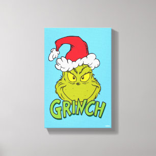 Classic Grinch   Naughty or Nice Canvas Print