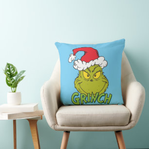 Classic Grinch   Naughty or Nice Cushion
