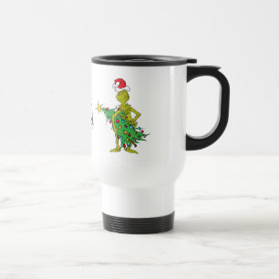 Classic Grinch   Naughty Travel Mug