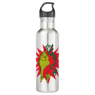 Classic Grinch   Red Starburst 710 Ml Water Bottle