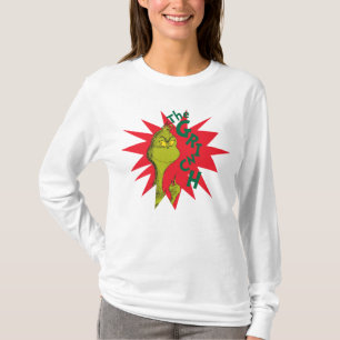 Classic Grinch   Red Starburst T-Shirt
