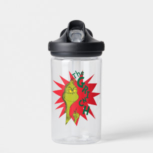 Classic Grinch   Red Starburst Water Bottle