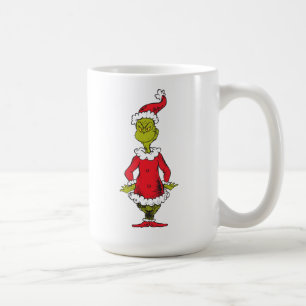 Classic Grinch   Santa Claus Coffee Mug